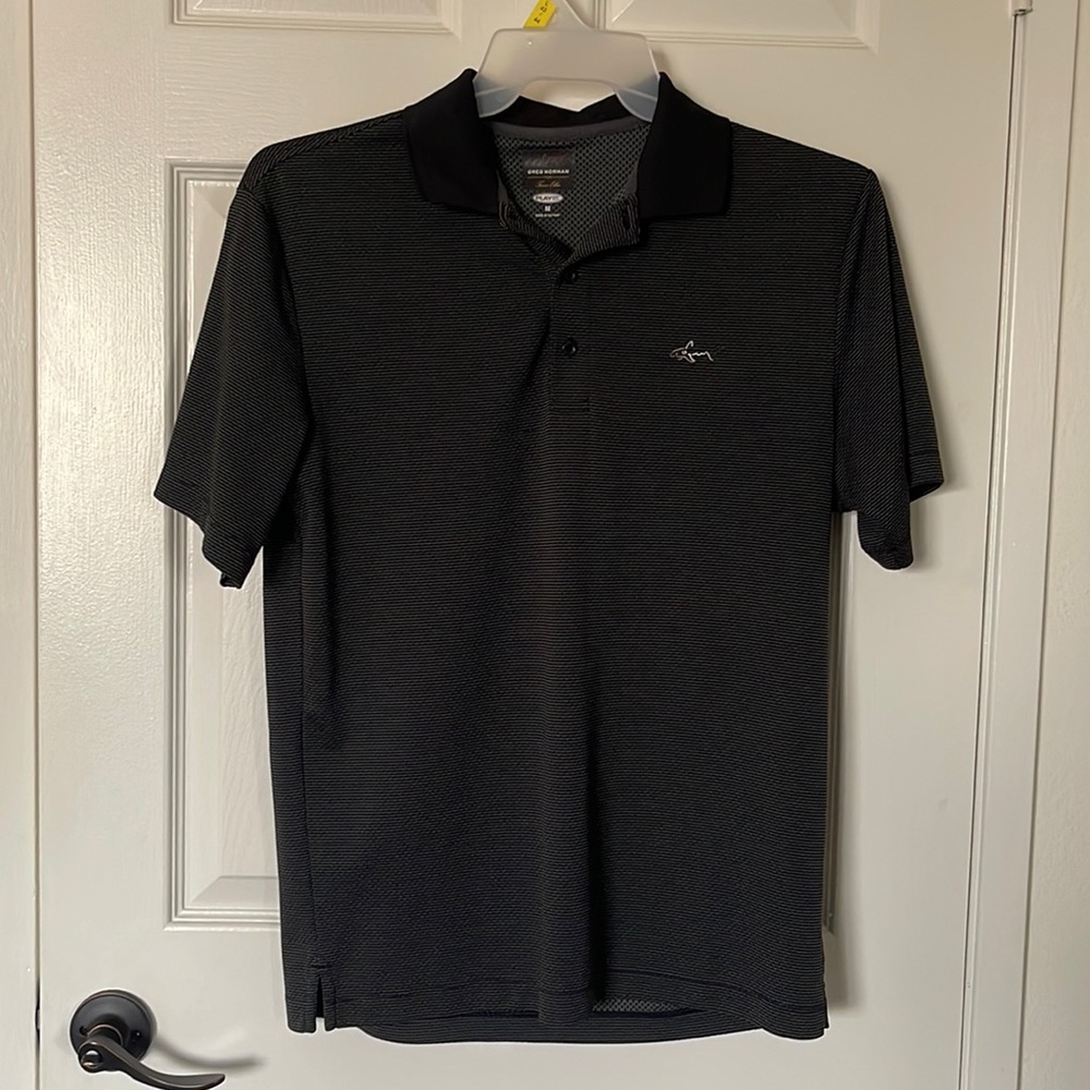 Greg Norman, golf tee shirt dry with material size medium